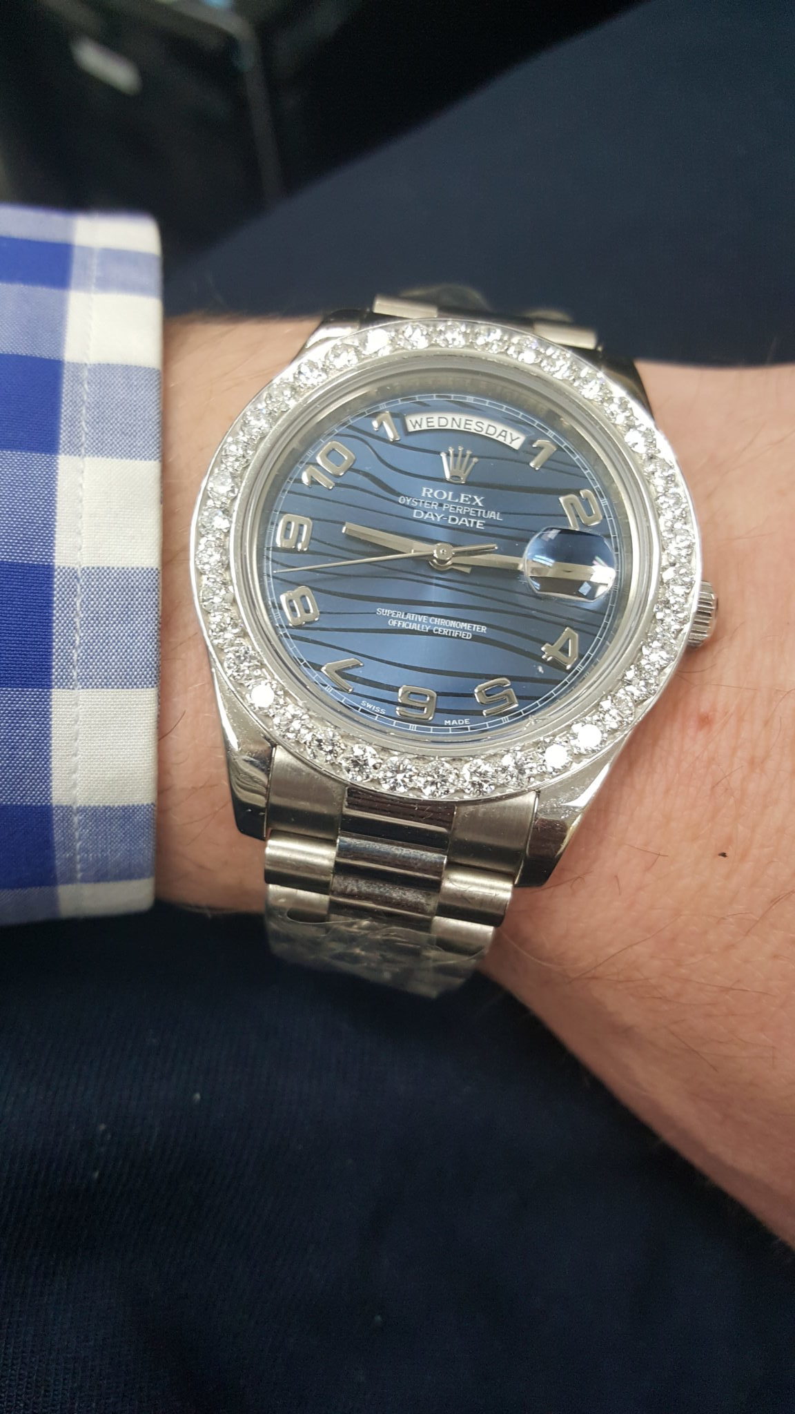 Rolex Day Date with Diamond Bezel