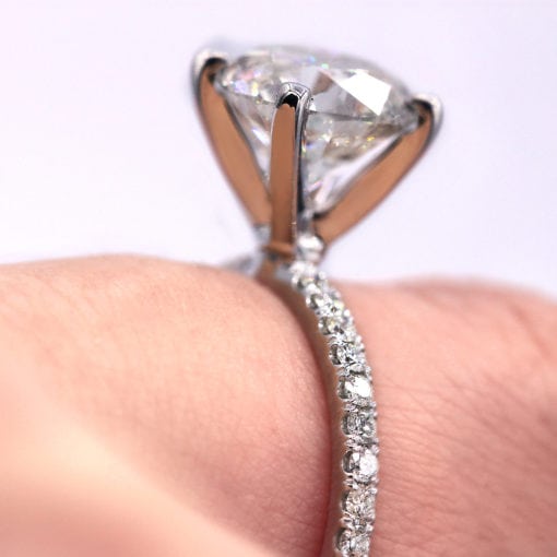 Magnificent 3.37 TCW diamond engagement ring