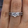 1.66 cts Heart shape diamond ring