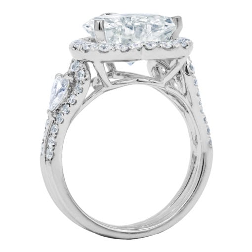 3.29 Ct Heart Diamond Engagement Ring