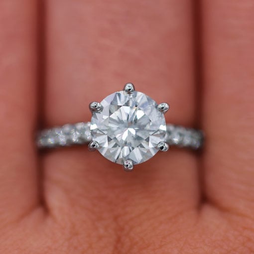 2.11 ct Brilliant Engagement Ring