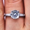1.54 ct three-stone engagement ring