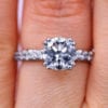 Classic 1.81 ct round diamond engagement ring