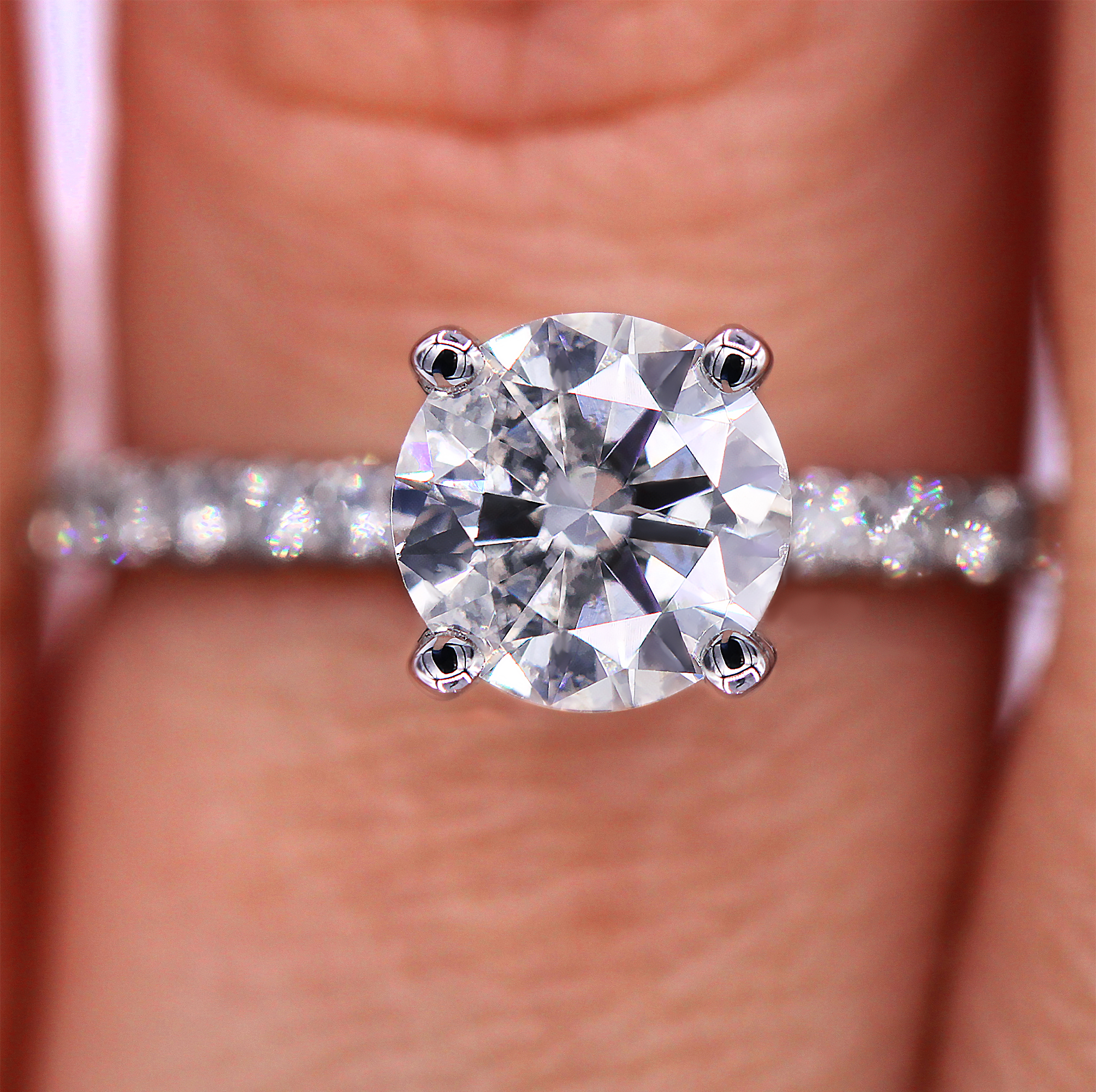 Diamond ring - 1.10 carat -