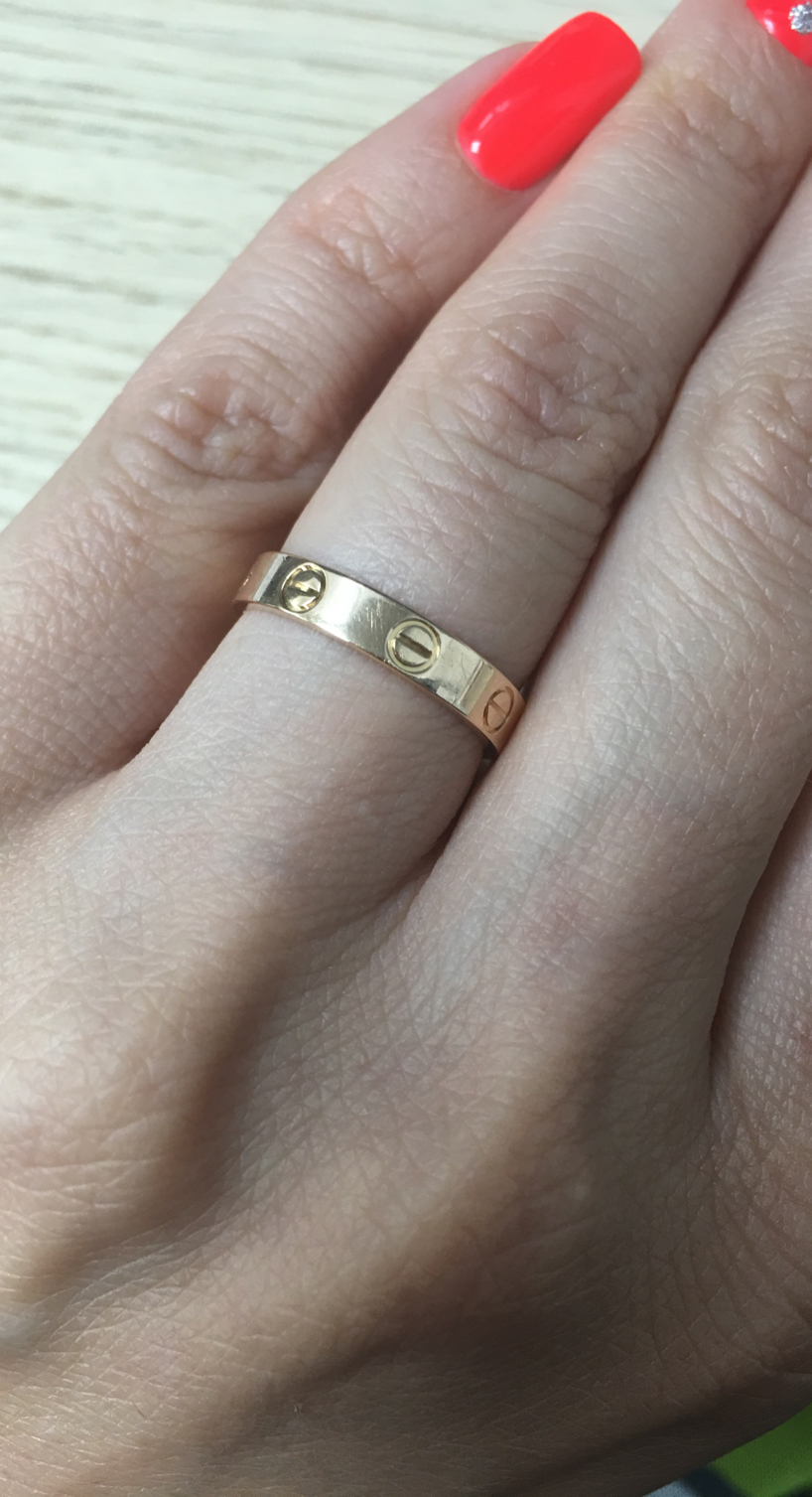 Cartier Love ring - Rose gold